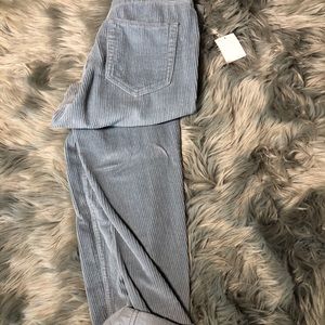 Corduroy baby blue mom jeans